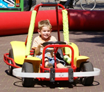 Kinderfeest huur onze kartbaan inclusief 4 echte Cub karts Elektrische kinderkartbaan